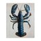 Stupell Industries Cyan Crustacean Lobster Canvas Wall Art Design by Petal Prints Design